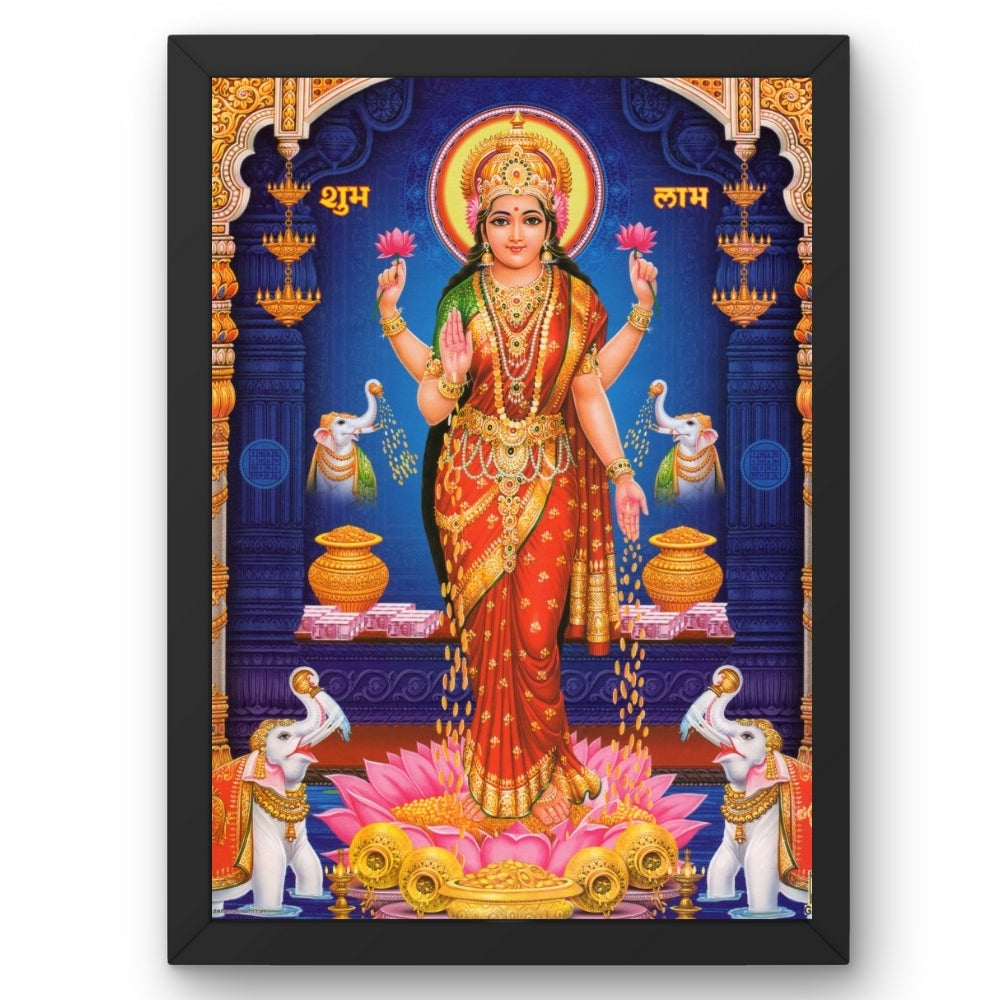 Goddess Laxmi wall art- Laxmi photo frame