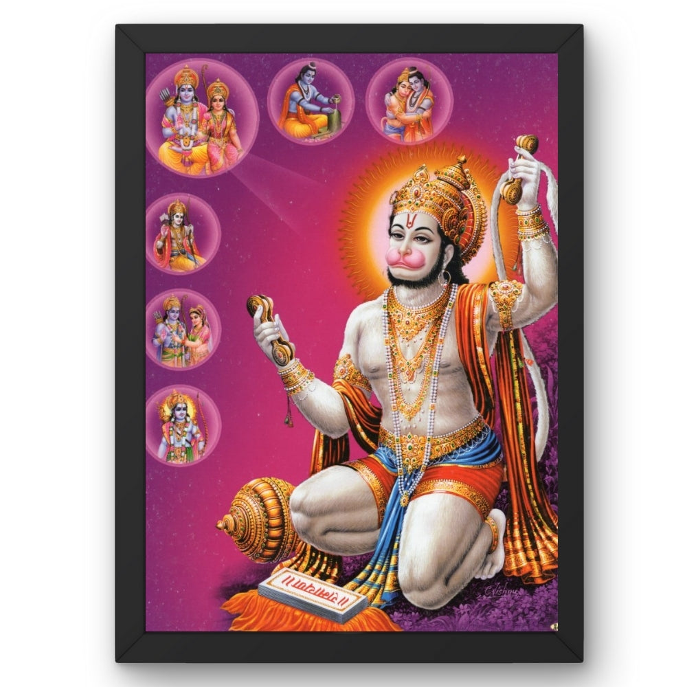 Lord Hanuman wall art- God Hanuman photo frame