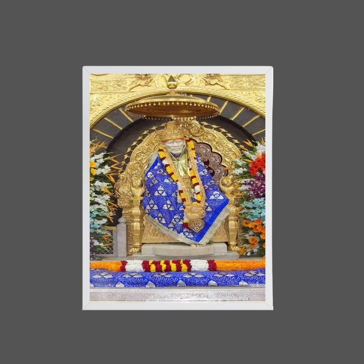 Lord Saibaba Wall Art - Saibaba hindu God Photo Frame