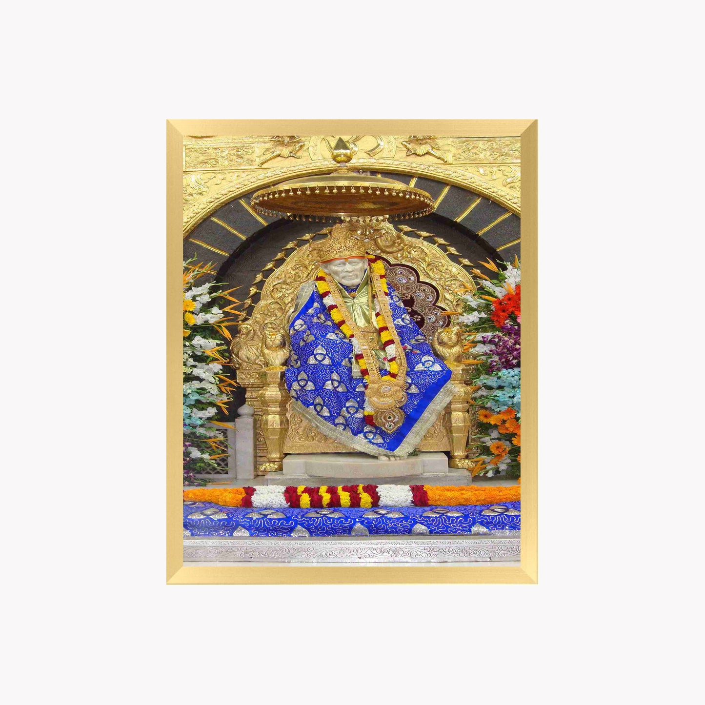 Lord Saibaba Wall Art - Saibaba hindu God Photo Frame