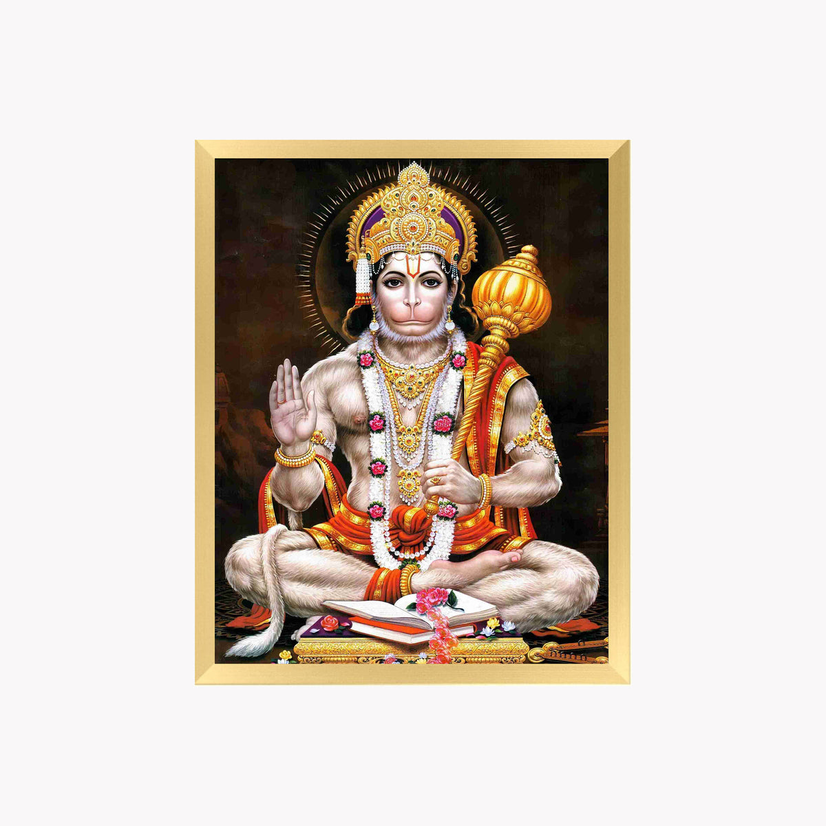 Lord Hanuman Wall Art - Hanuman hindu god Photo Frame