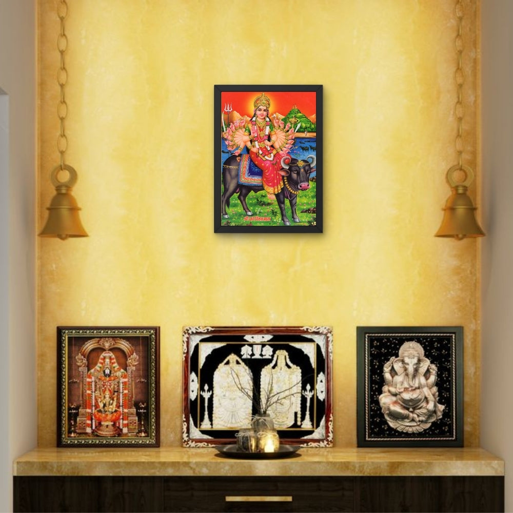 Goddess Durga wall art- Maa Durga photo frame