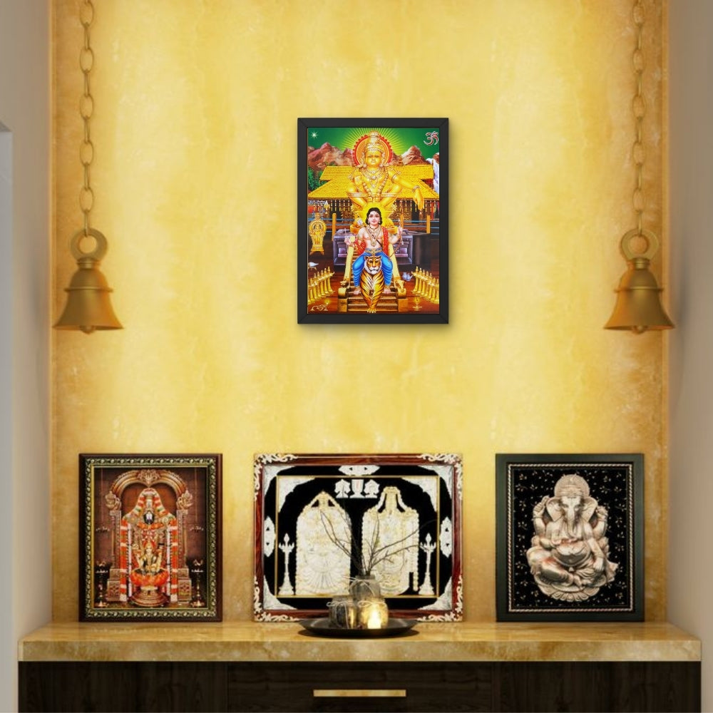 Lord Ayyappa Swamy wall arts - Ayyapaswamy hindu God Photo Frames
