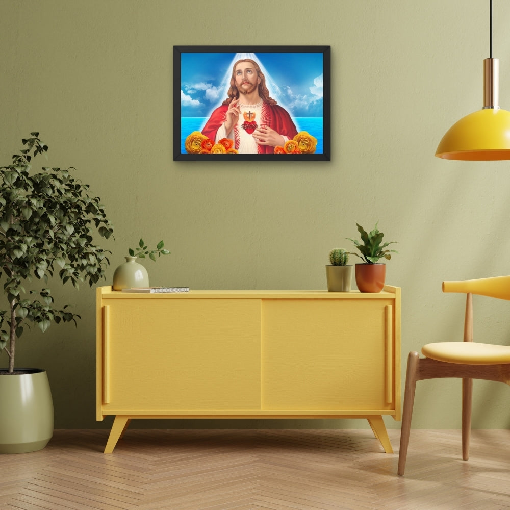 jesus christ wall art-christ photo frame