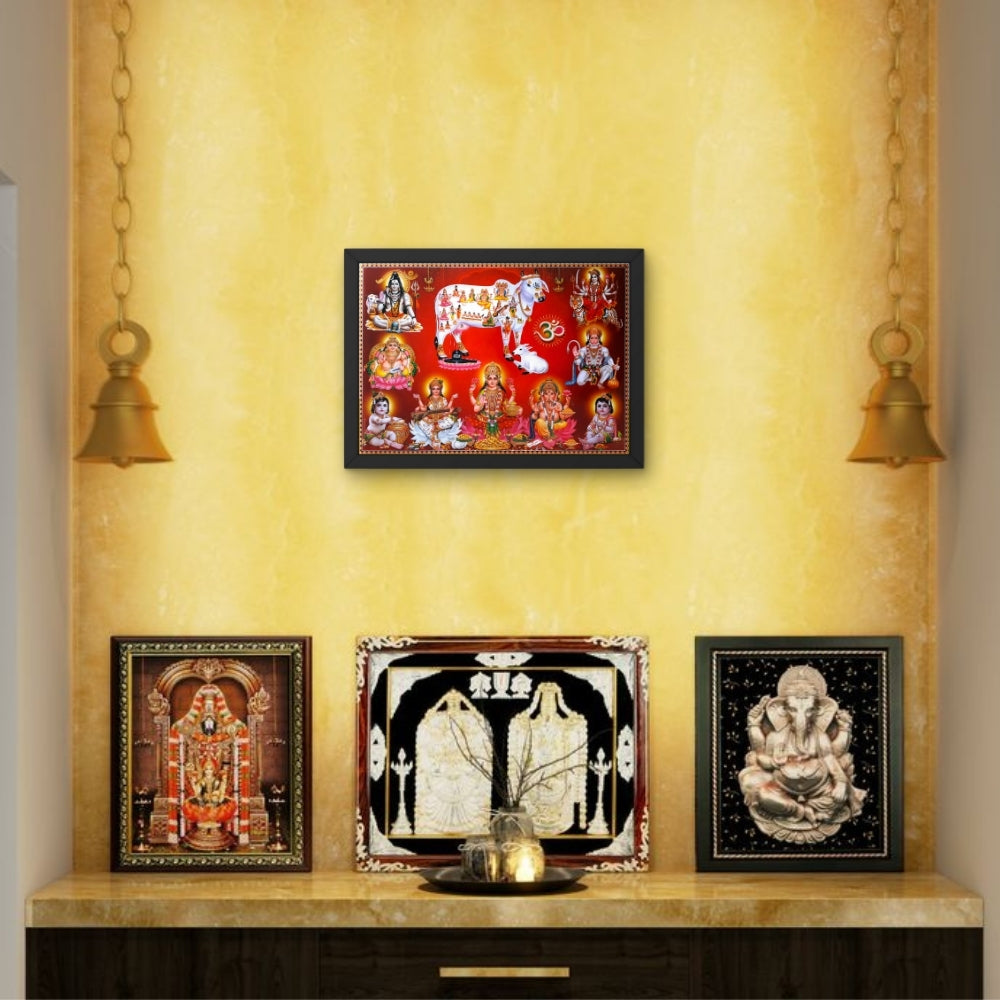 Hindu Gods and Goddesses Divine Wall Art – Traditional Sanatan Devotional Photo