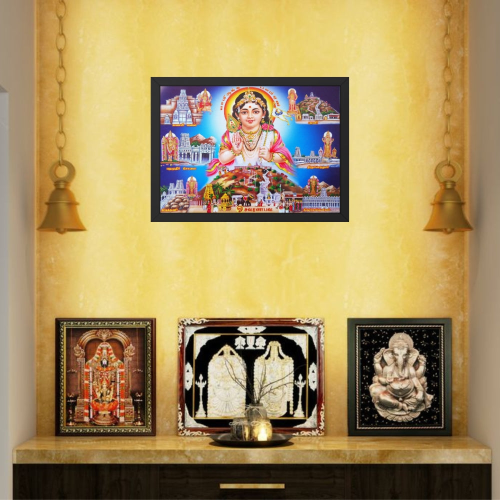 Lord murugan wall art- Murugan god photo frame