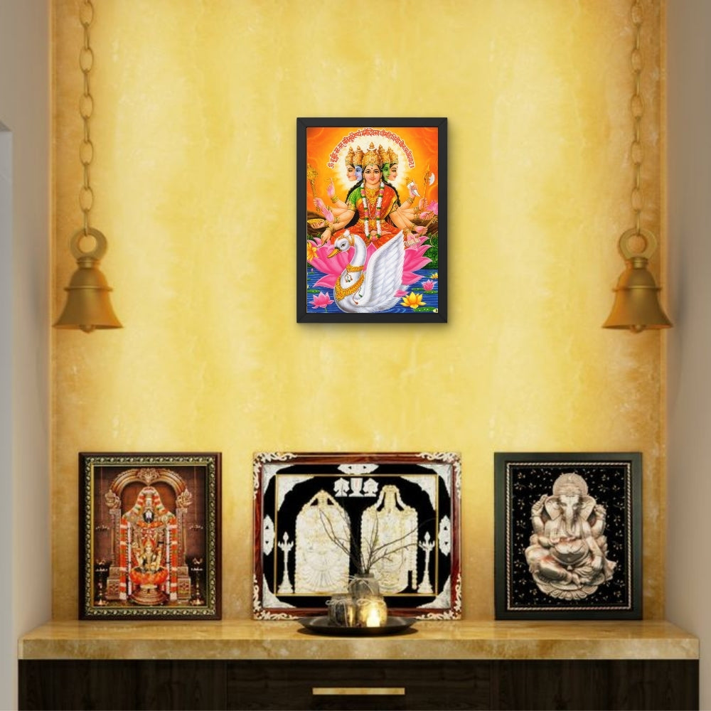 Goddess Gyatri mata wall art- Maa Gayatri photo frame