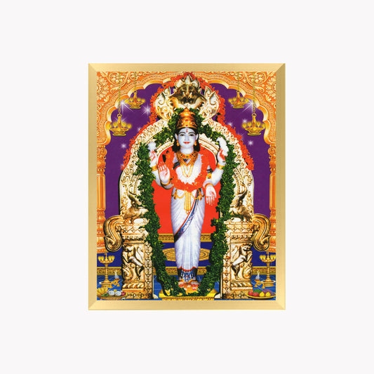 Goddess Kanyaka Parameshwari Wall Art – Sri Kanyaka Parameshwari Hindu Goddess Photo Frame