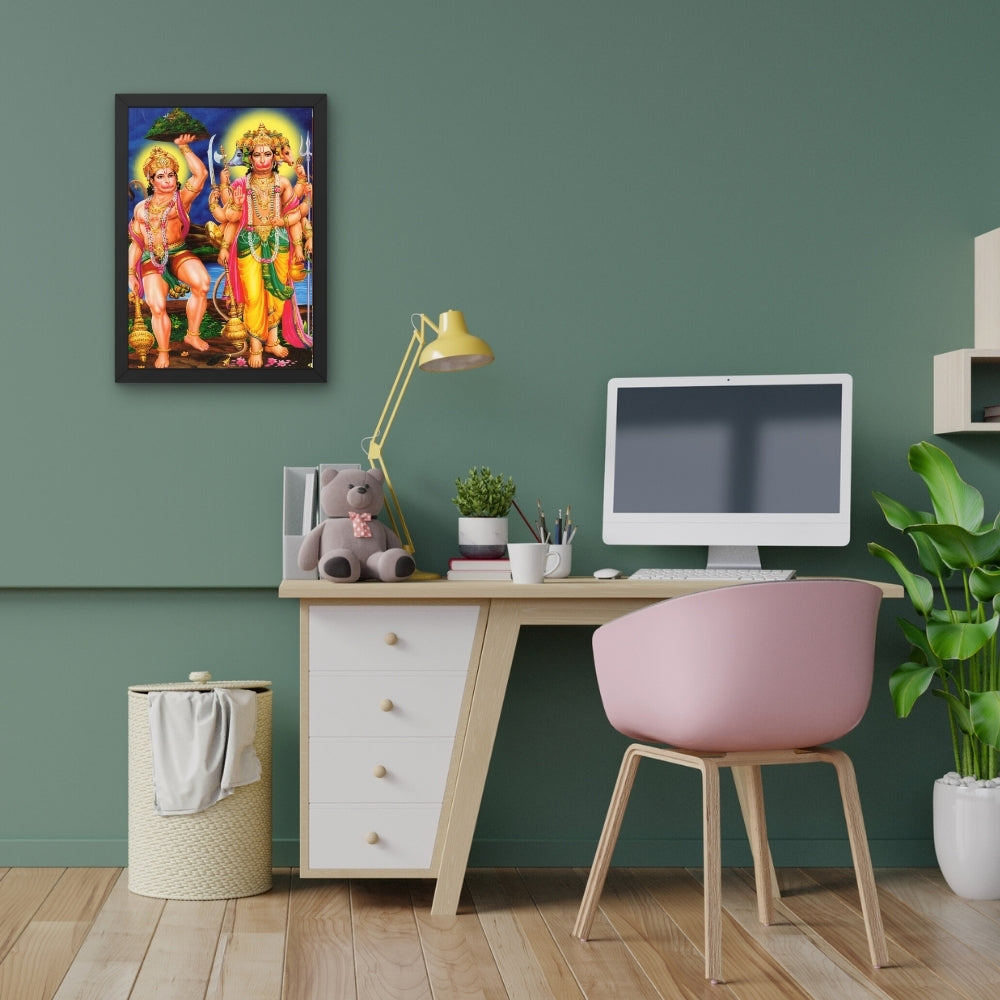 Lord panchamukhi hanuman wall art-panchamukhi hanuman god frame