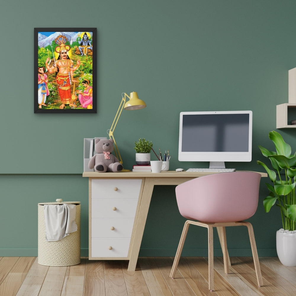 Lord Veerabadra swamy wall art-God Veerabadra swamy photo frame