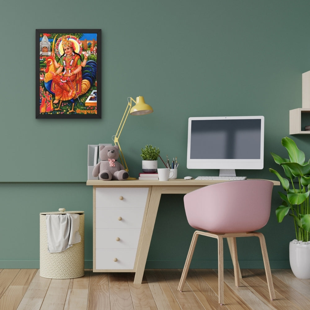 Lord Durga wall art-Maa Durga photo frame