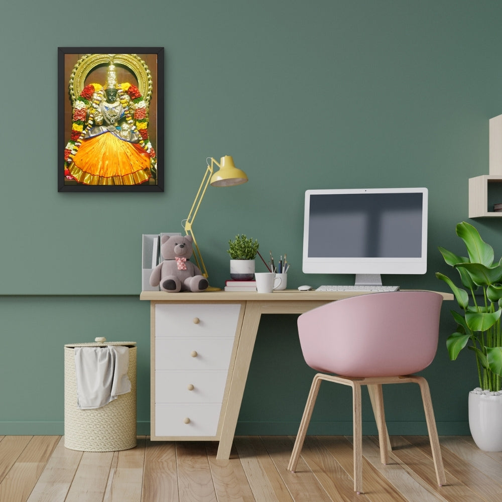 Goddess Padmavathi Wall Art - Padmavathi Hindu God Photo Frame