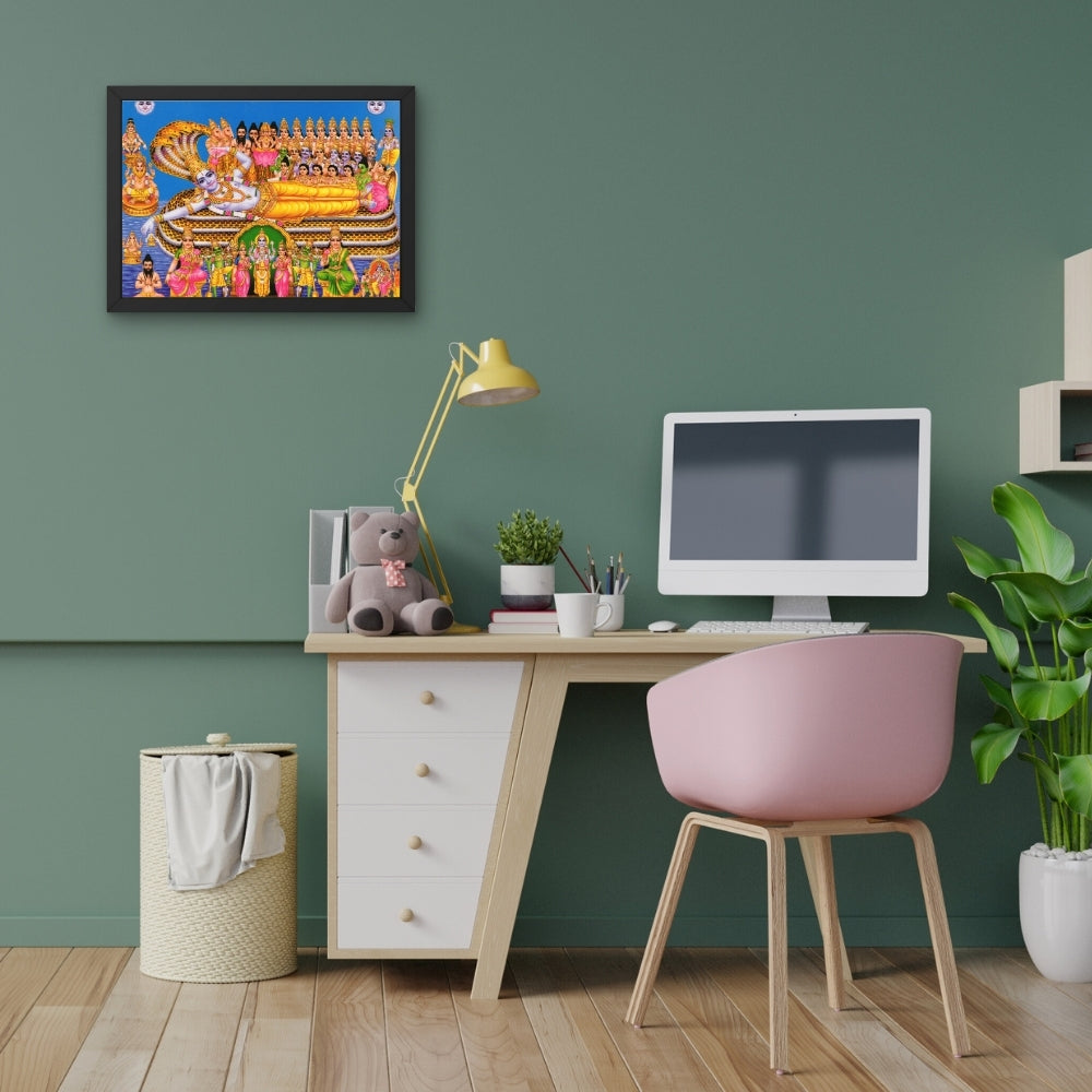 Lord Vishnu wall art- God Vishnu photo frame