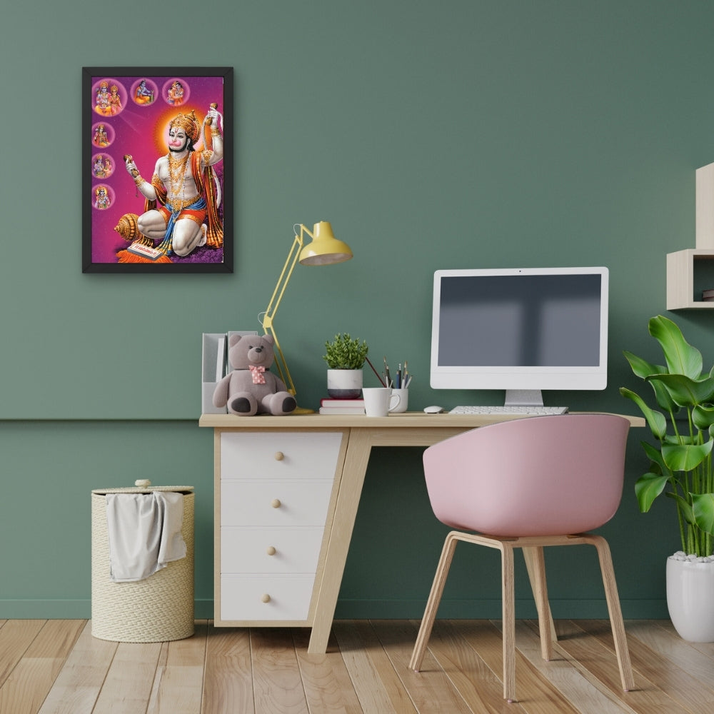 Lord Hanuman wall art- God Hanuman photo frame
