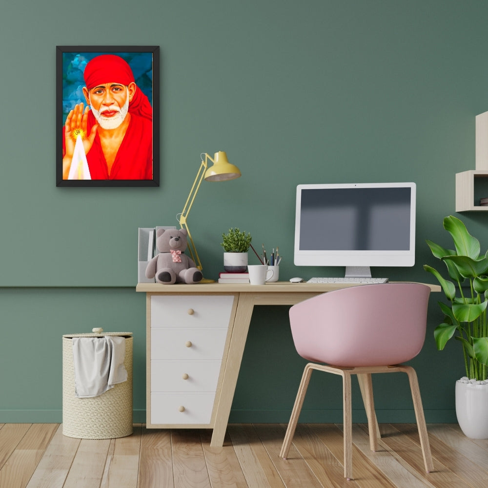 Lord saibaba wall art- Shiridi saibaba god photo frame