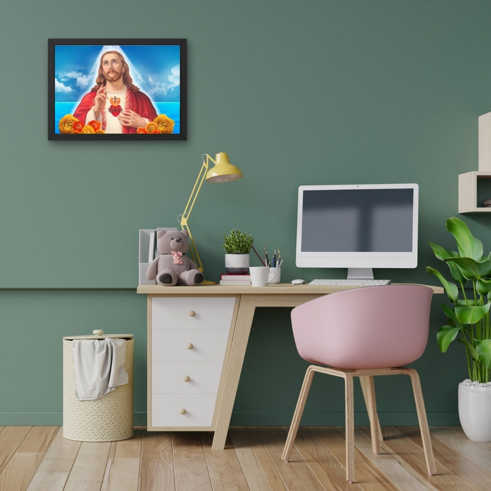 jesus christ wall art-christ photo frame
