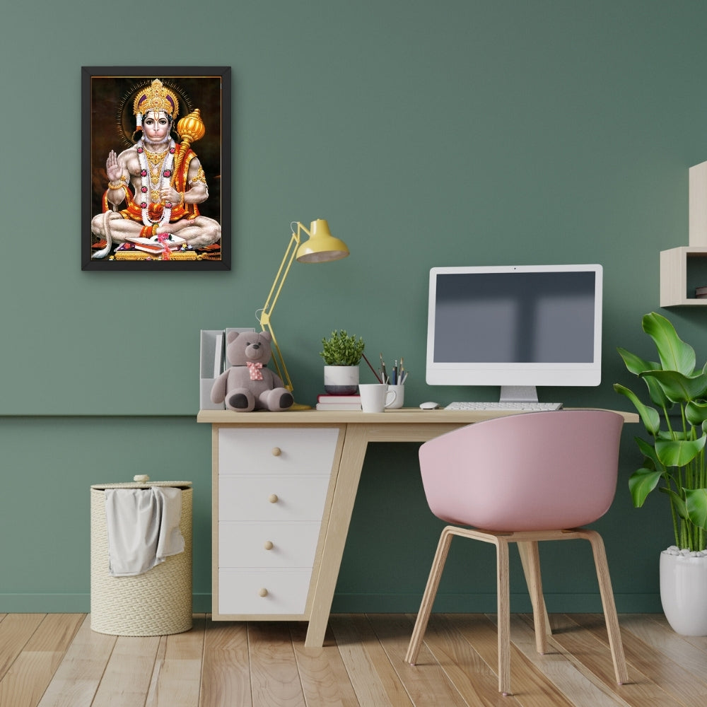 Lord Hanuman Wall Art - Hanuman hindu god Photo Frame