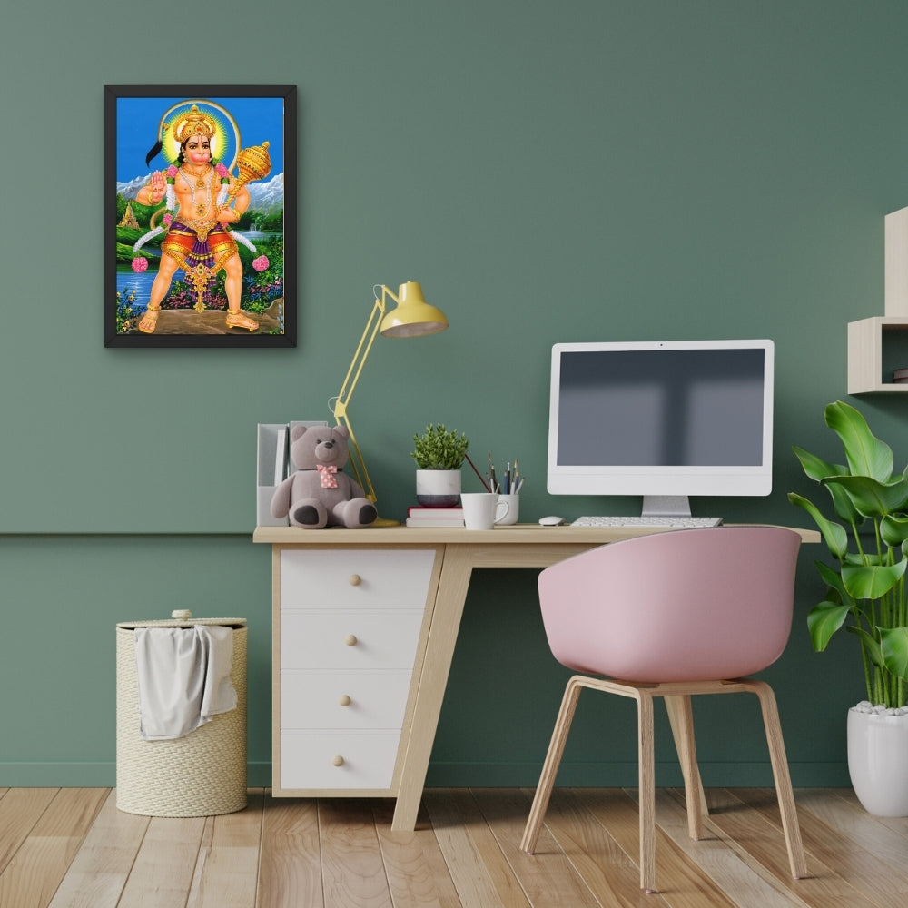 Lord Hanuman wall art- Hanuman wall art photo frame