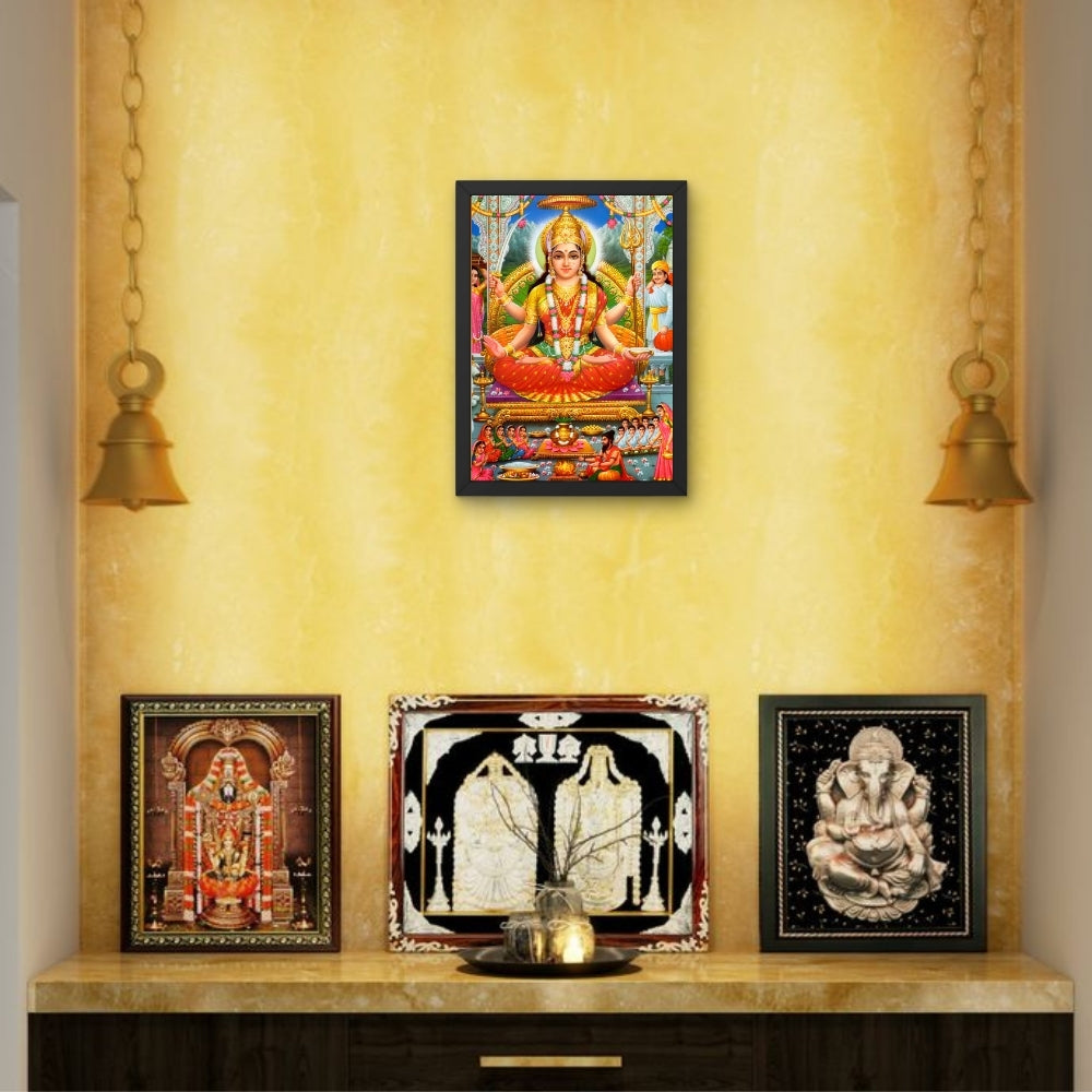 Maa Laxmi Devi Wall Art - Laxmi Devi Hindu God Photo Frame