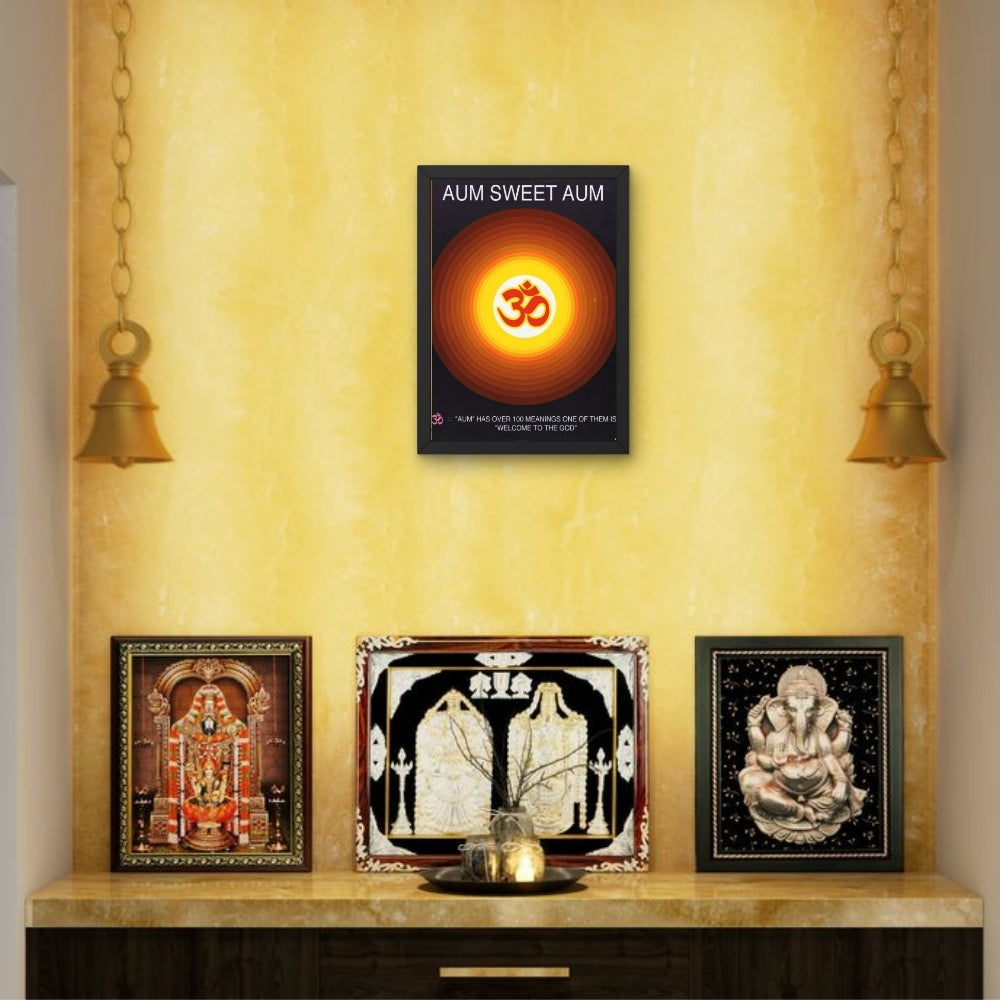 OM wall art- OM photo frame