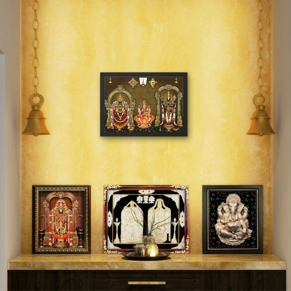 Goddess Padmavathi Laxmi venkateshwara wall art- Lord Balaji photo frame