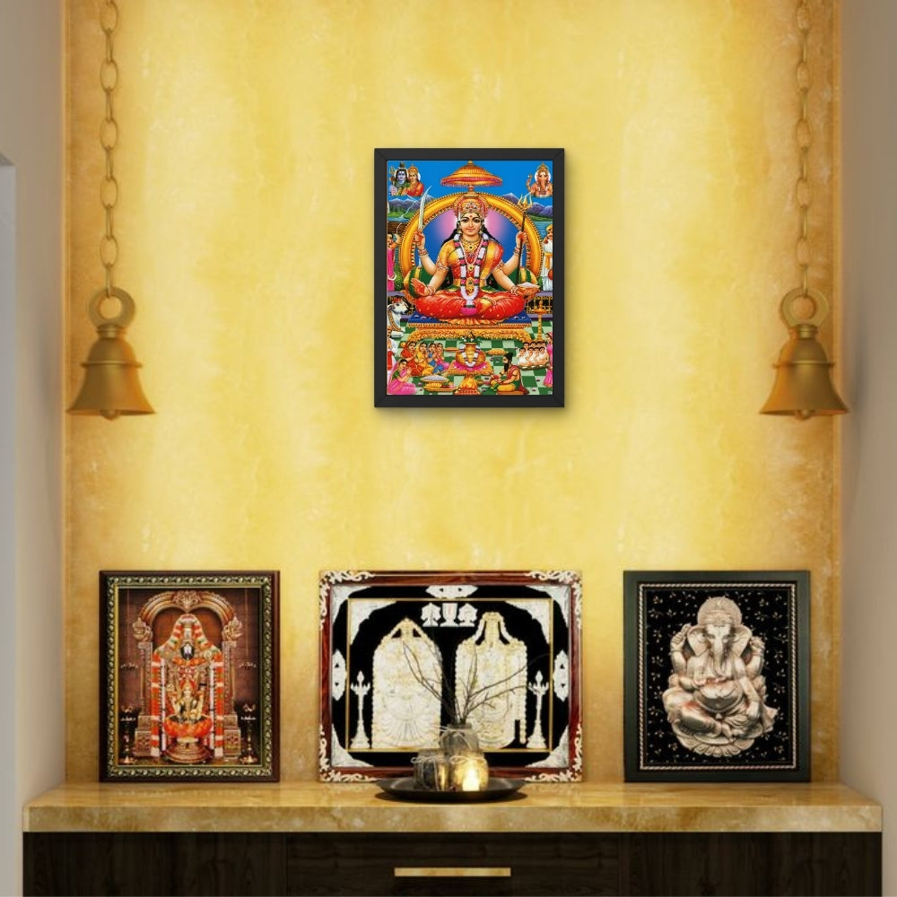 Goddess Santhoshi maatha Wall Art – Godess santhoshi maa Hindu Goddess Photo Frame