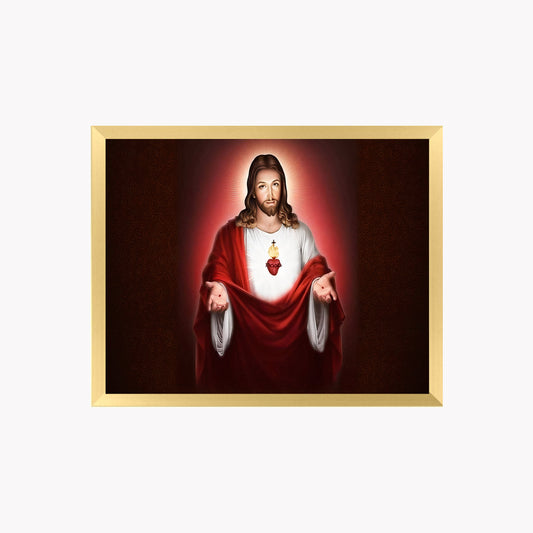 Jesus Christ Wall Art – Christian Devotional Photo Frame