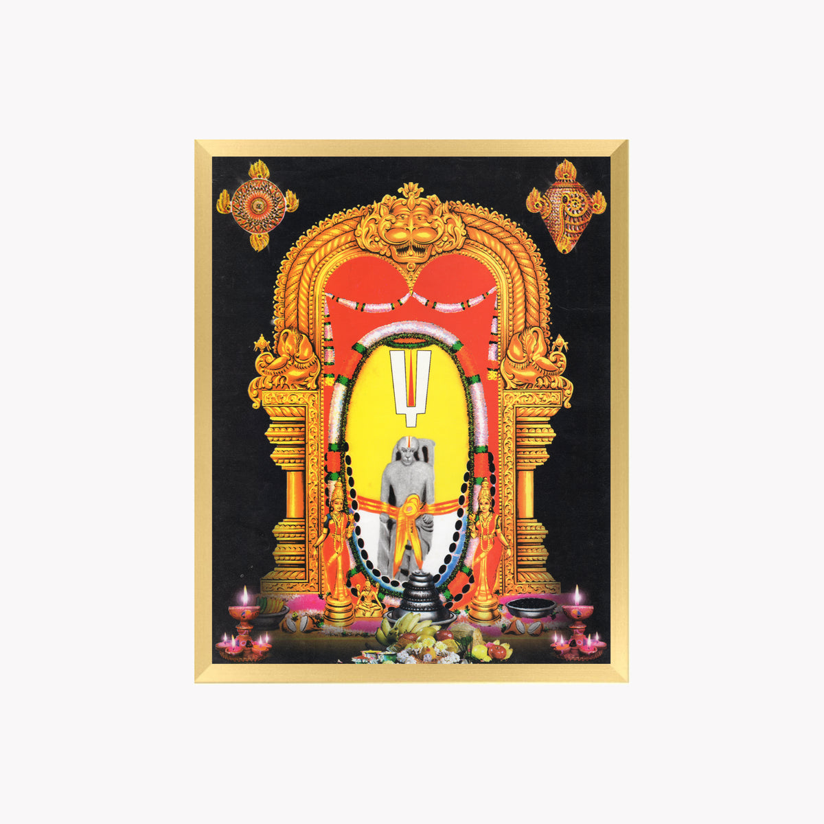 God Laxmi narasimha wall art- Narasimha swamy photo frame