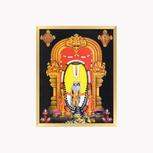Sri Varaha Lakshmi Narasimha Swami Wall Art – Simhachalam Lord Narasimha Hindu God Photo Frame
