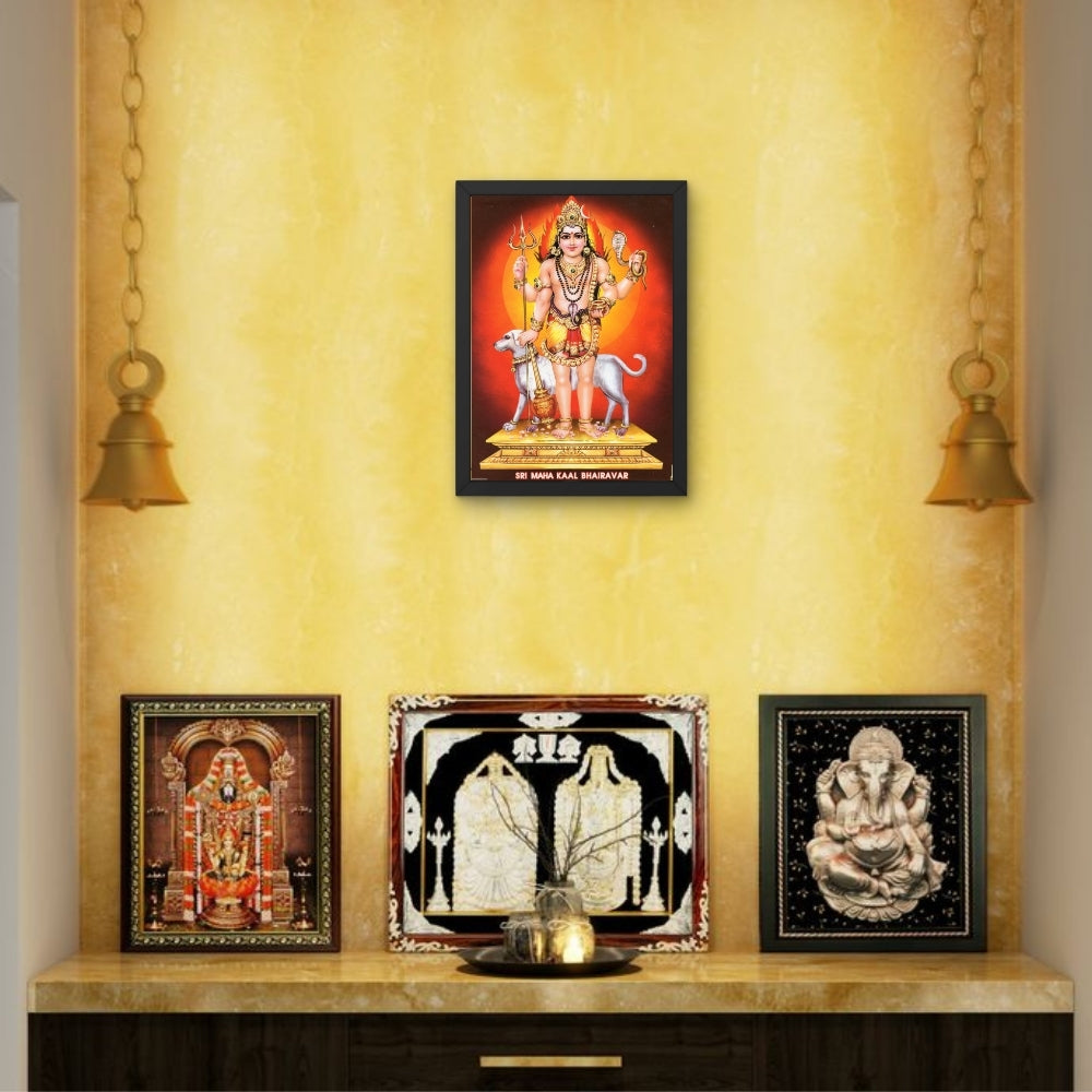 Sri Maha Kala Bhairava wall art- Lord bhairava photo frame