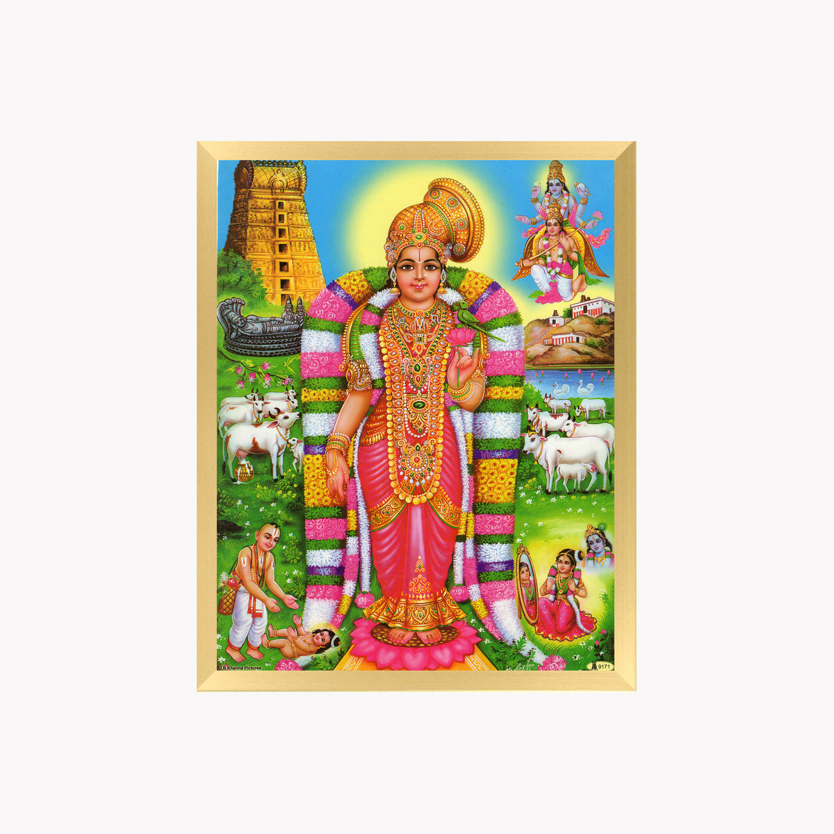 Goddess Andal wall art-  Lord Andal photo frame