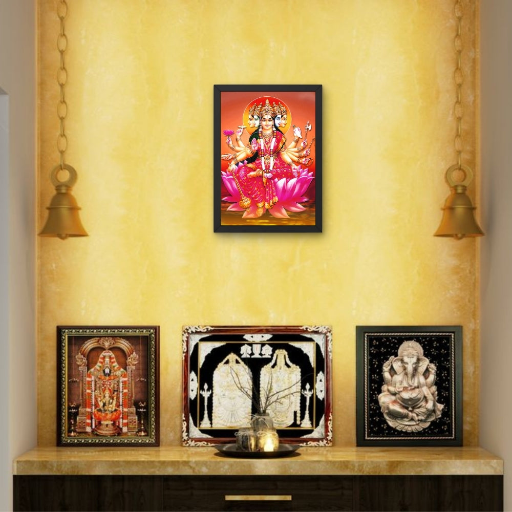 Goddess Gayathri maatha wall art-Maa Gayathri god frame
