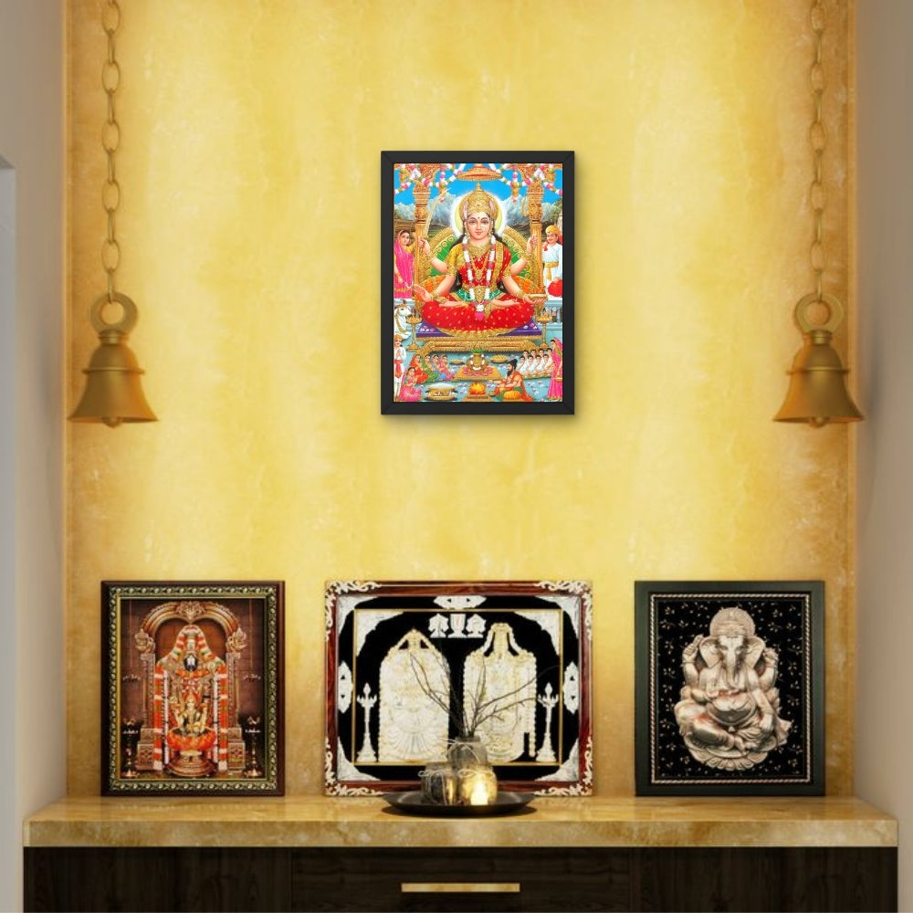 Maa Laxmi Devi Wall Art - Laxmi Devi HIndu God Photo Frame