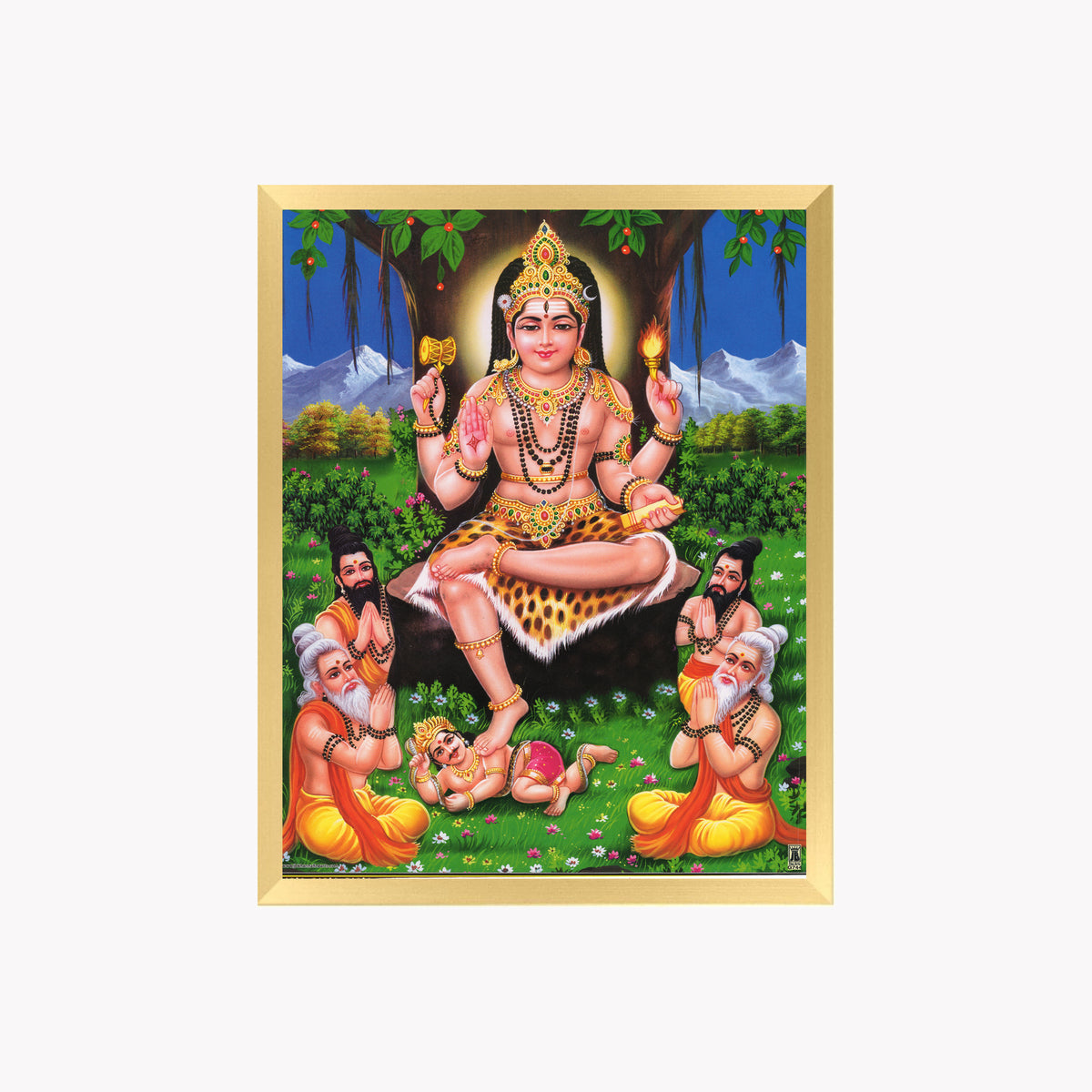 Lord manikanta wall art- Lord ayyappa photo frame