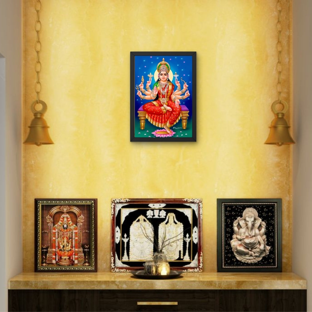 Goddess Durga Wall Art – Hindu Goddess Durga Divine Photo Frame
