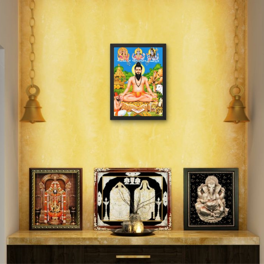 Sri potuluri veerabramendra swamy wall art- veera bramendraswamy photo frame