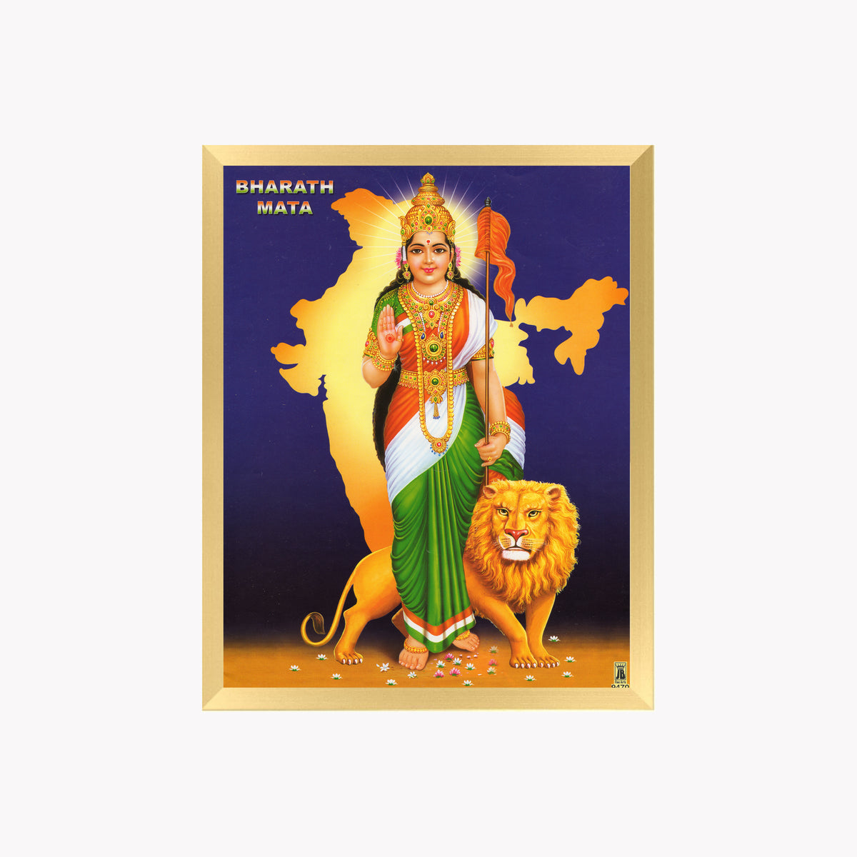 Telangana Talli Wall Art – Telangana Mother Goddess Traditional Photo Frame