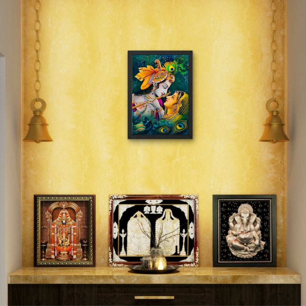 Lord Krishna wall art-Goddess Radha Krishna photo frame