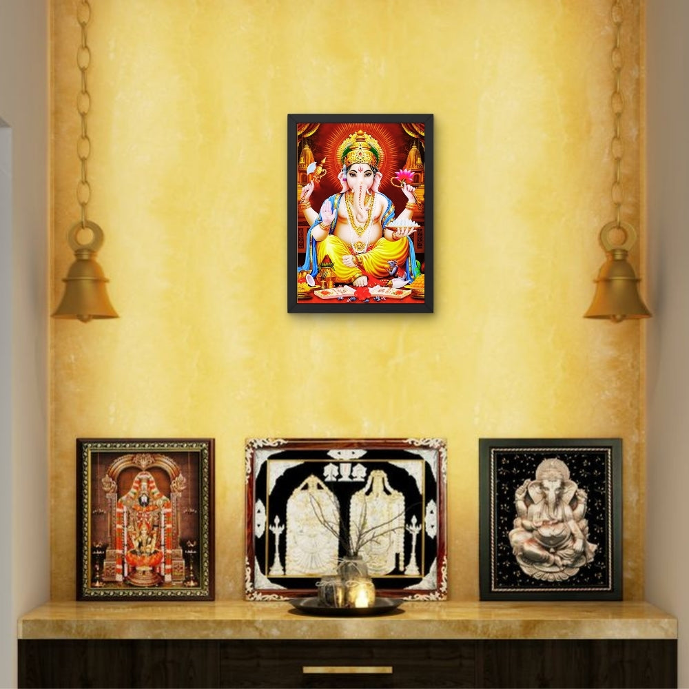 Lord Ganapathi wall art-God vinayaka God frame