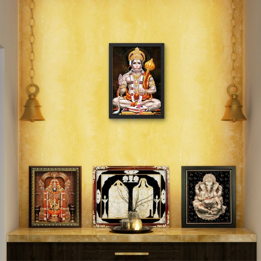 Lord Hanuman Wall Art - Hanuman hindu god Photo Frame