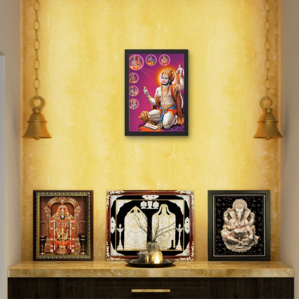 Lord Hanuman wall art- God Hanuman photo frame