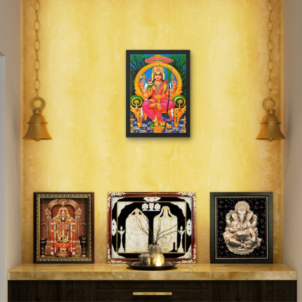 Goddess Mariamman Wall Art – Sri Mariamman Hindu Goddess Photo Frame