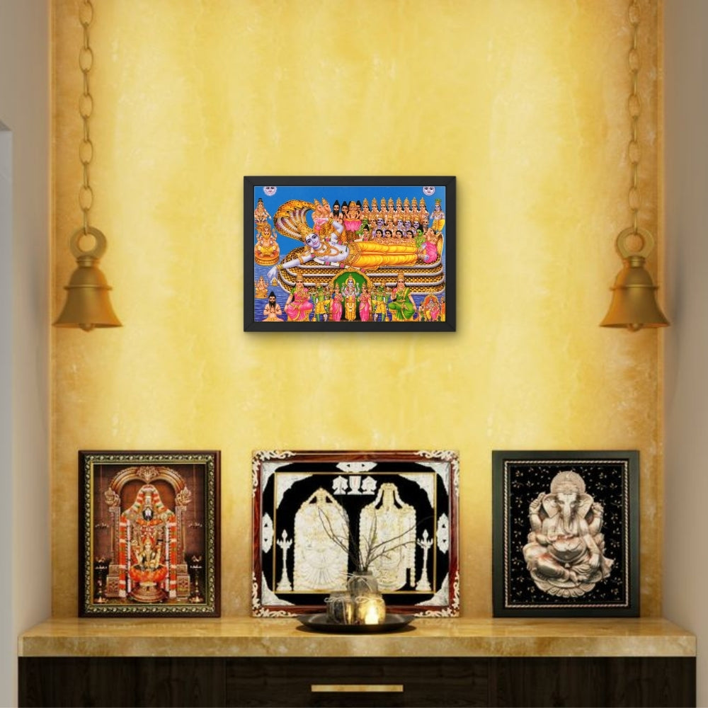 Lord Vishnu wall art- God Vishnu photo frame