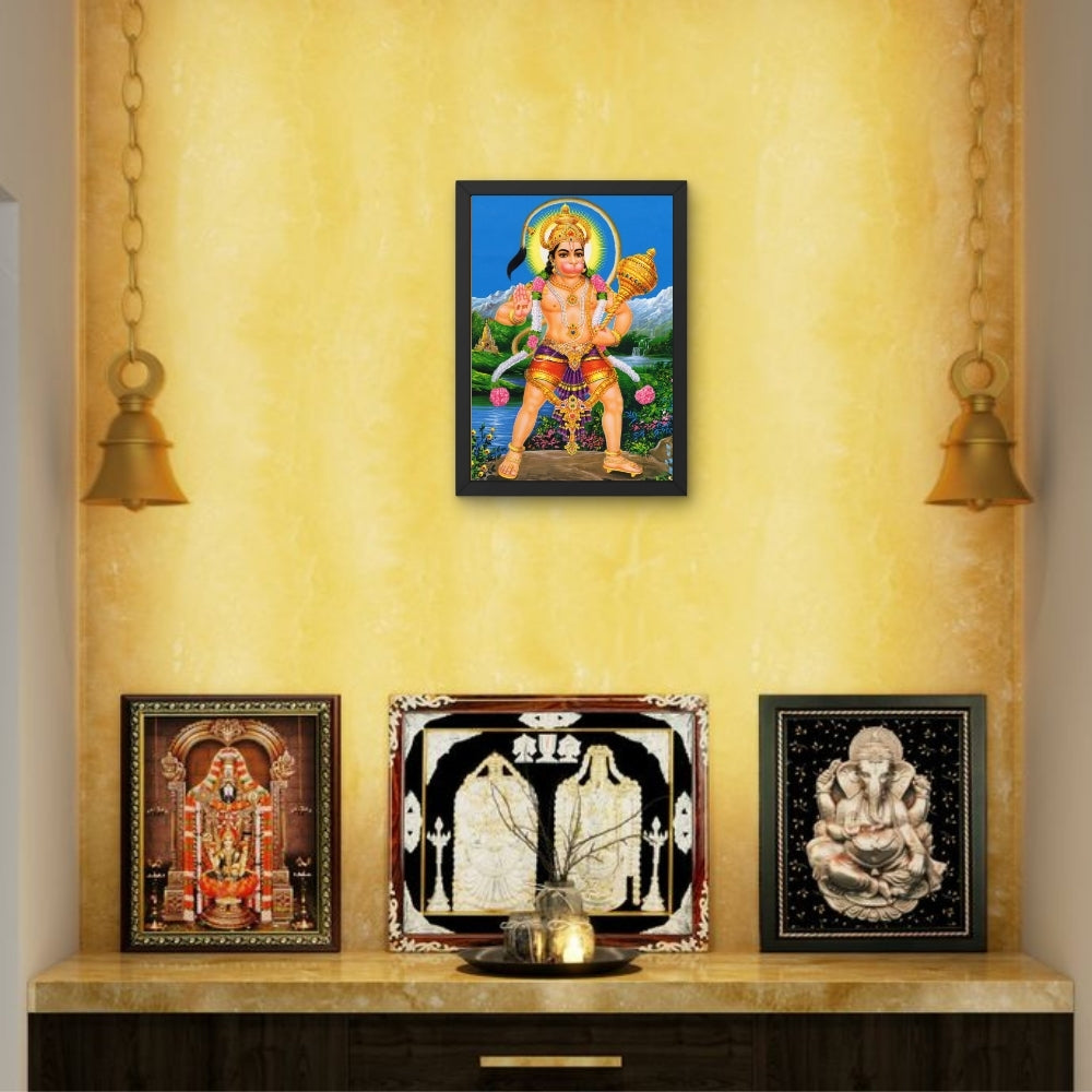 Lord Hanuman wall art- Hanuman wall art photo frame