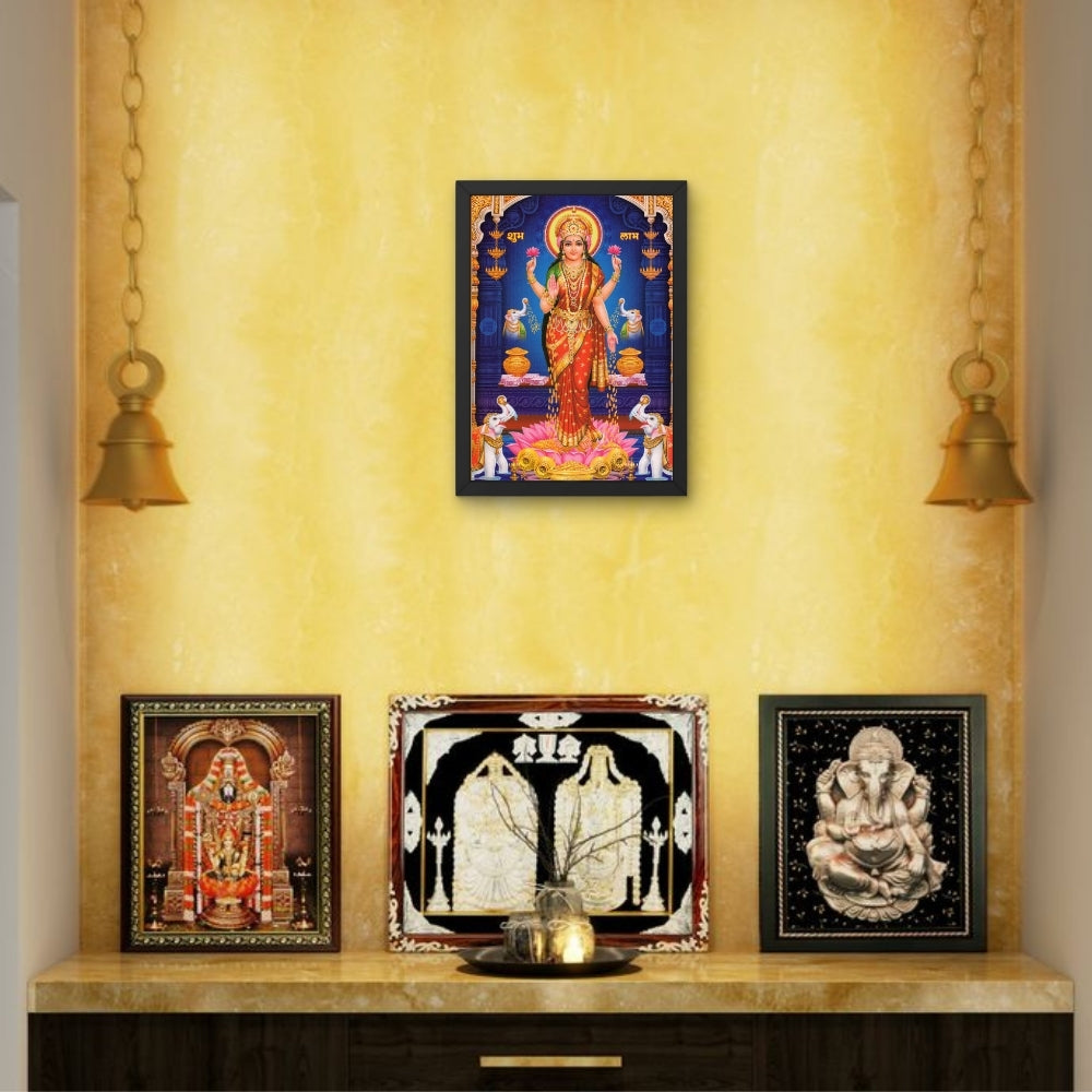 Goddess Laxmi wall art- Laxmi photo frame