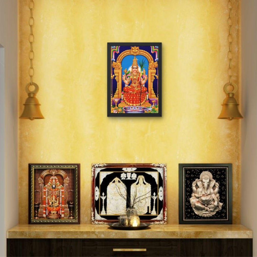 Goddess Mariamman Wall Art – Sri Mariamman Hindu Goddess Photo Frame