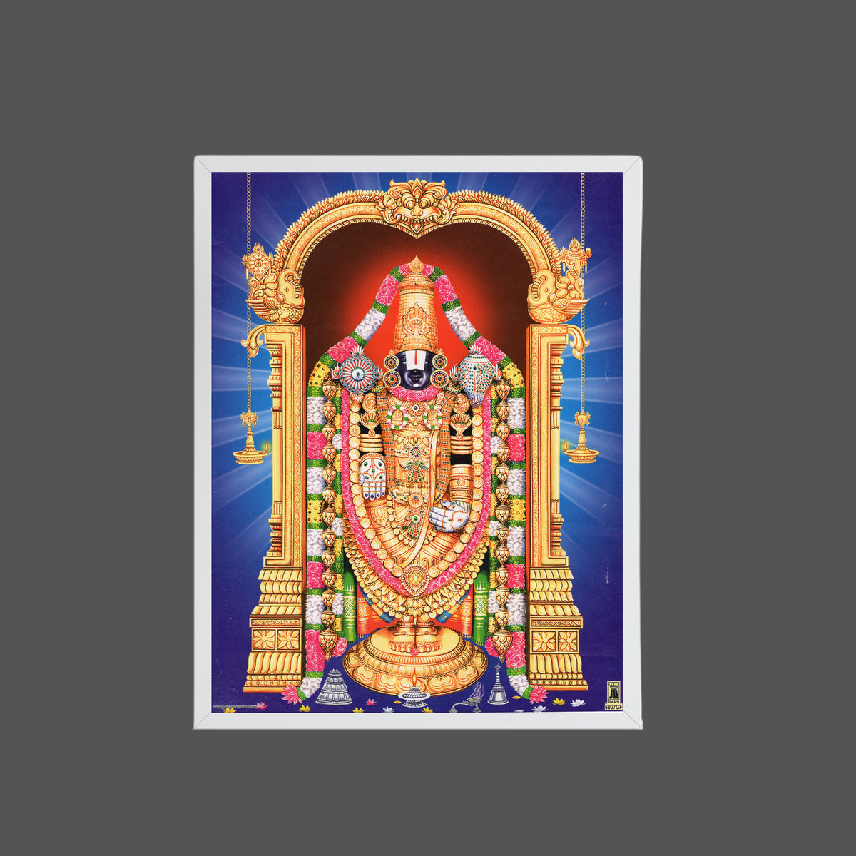 Lord Venkateshwara swamt wall art- Thirupathi Balaji photo frame