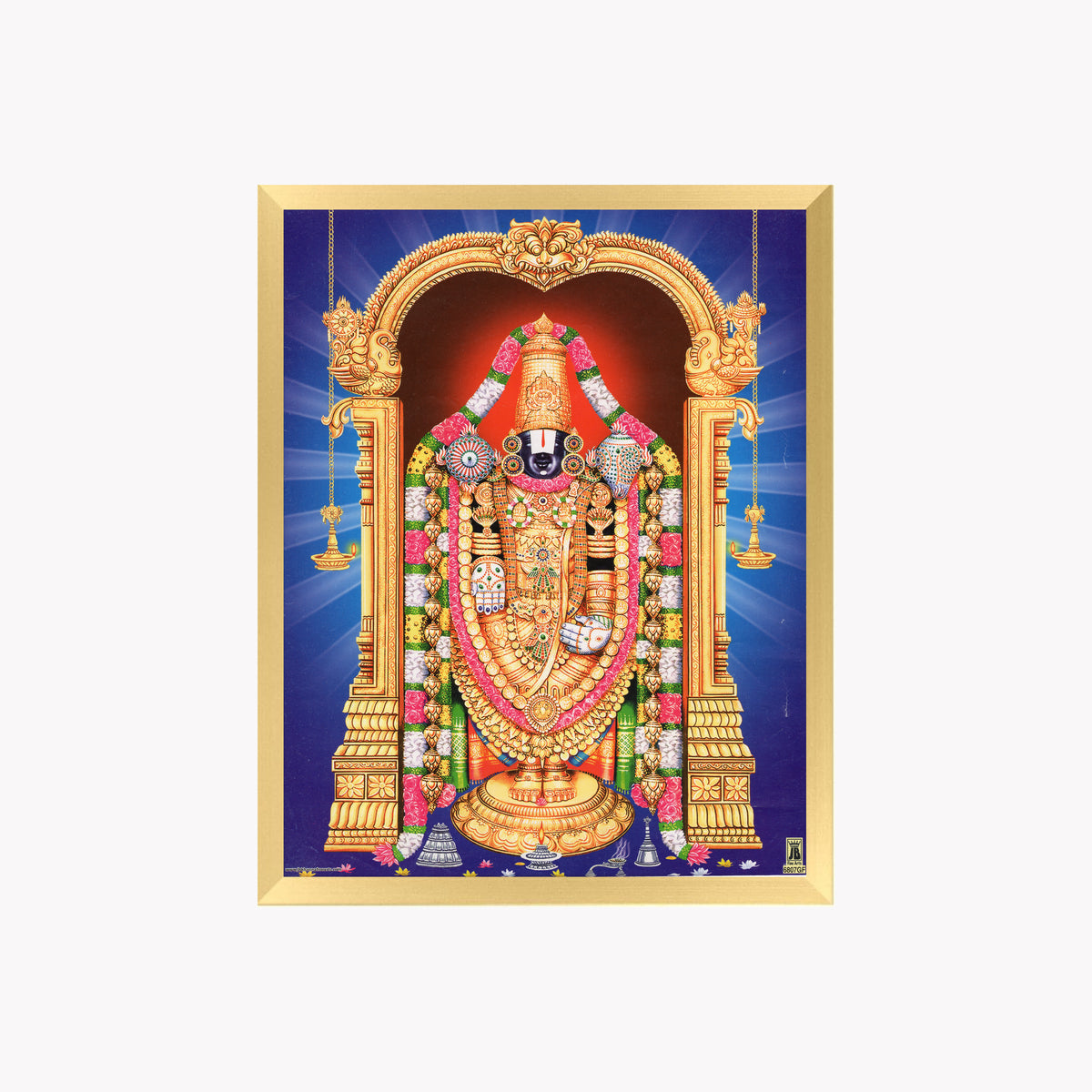 Lord Venkateshwara swamt wall art- Thirupathi Balaji photo frame