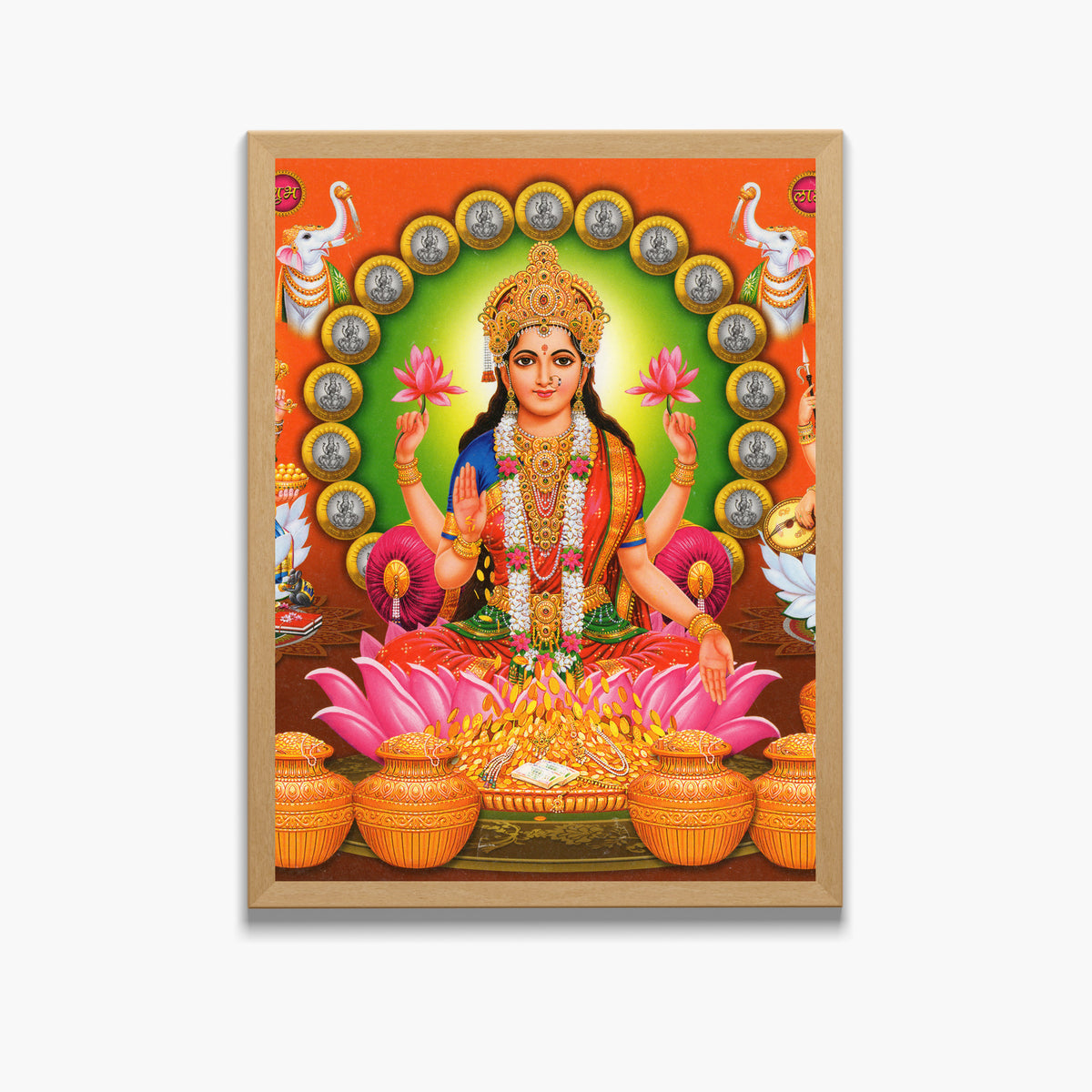 Goddess Laxmi wall art-  Maa Laxmi photo frame