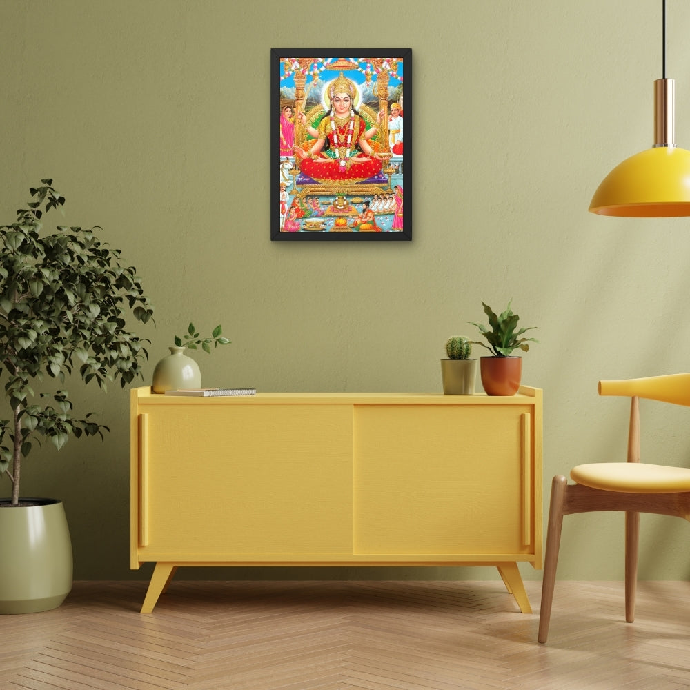 Maa Laxmi Devi Wall Art - Laxmi Devi HIndu God Photo Frame